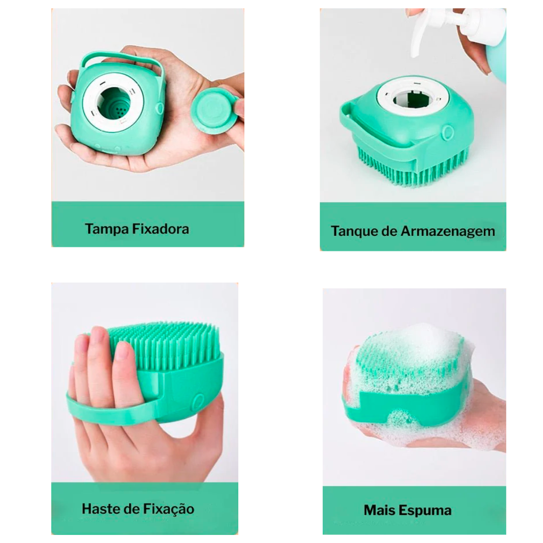 Haustier-Bademassagebürste - PetBrush