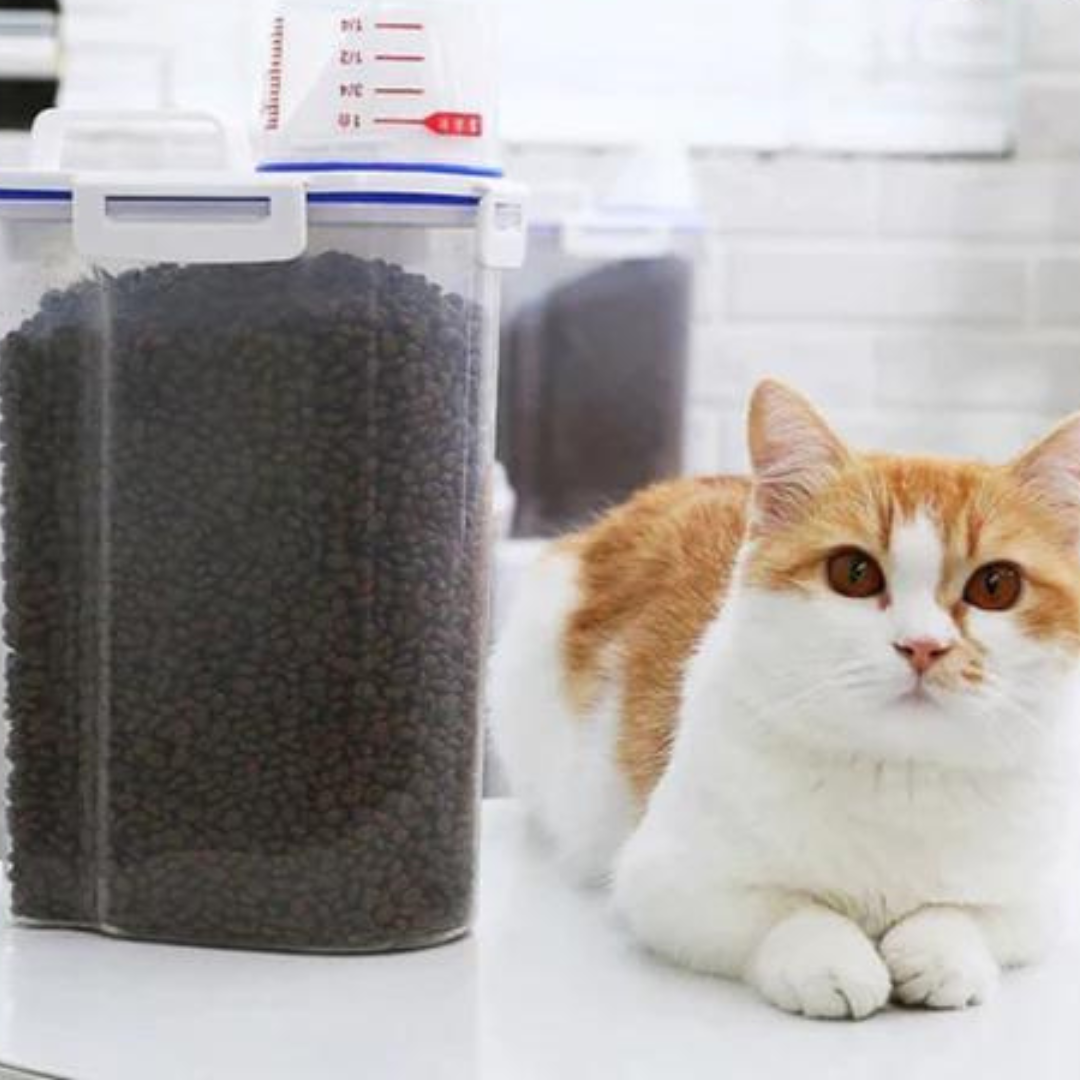 Tierfutterspender und Aufbewahrungsset – Kaufen Sie 1 und erhalten Sie 2 gratis