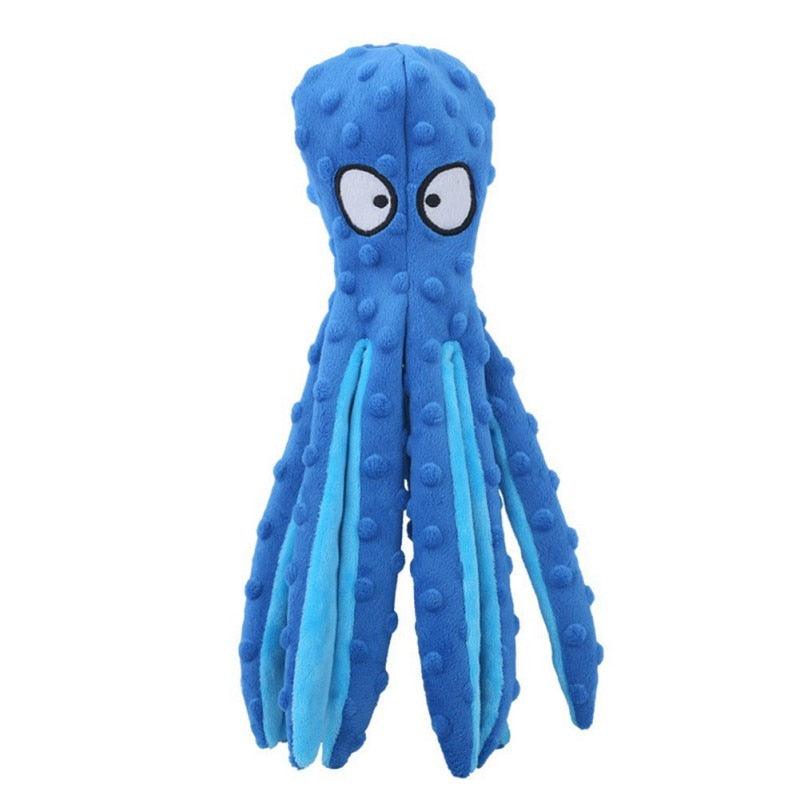 Oktopus-Plüschspielzeug für Hunde mit einzigartiger interner Pfeife
