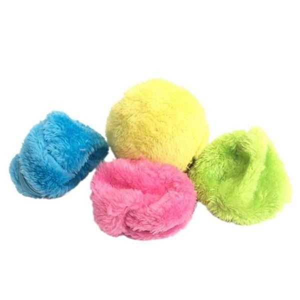 Fluffy Ball Automatischer Rollball + 4 Geschenke (Plüschhüllen)