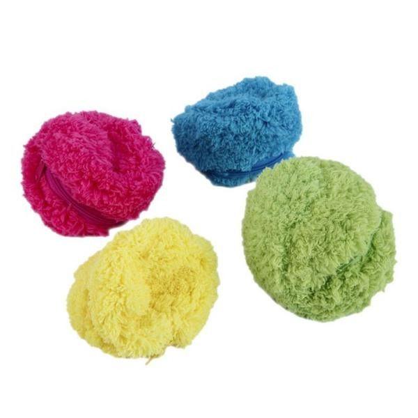Fluffy Ball Automatischer Rollball + 4 Geschenke (Plüschhüllen)