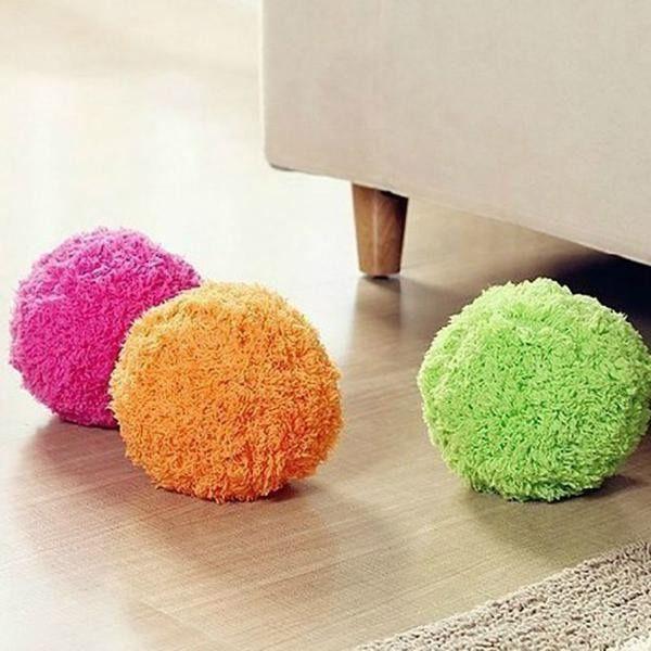 Fluffy Ball Automatischer Rollball + 4 Geschenke (Plüschhüllen)