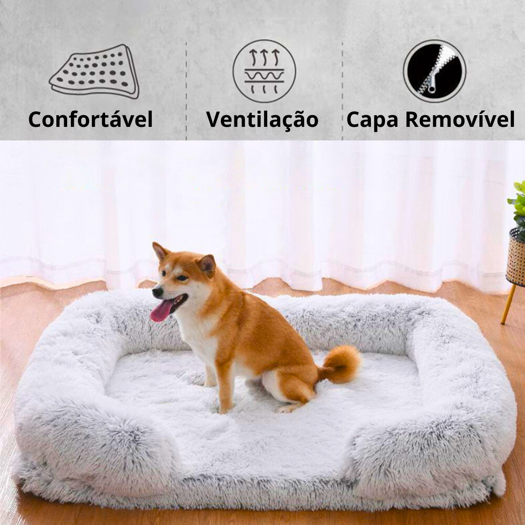 Elite Rechteckiges Wolkenbett | Für Hunde und Katzen