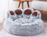 Wolkenbett mit Kopfteil für Hunde und Katzen