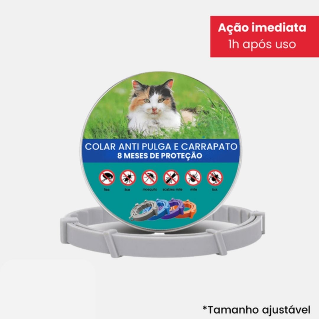 SafePet - Premium Anti-Parasiten-Halsband [8 Monate Schutz]