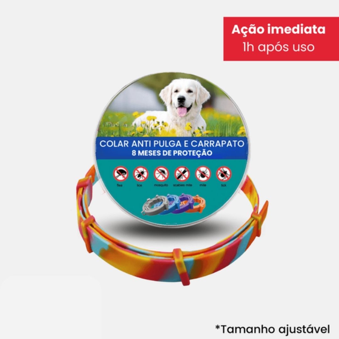 SafePet - Premium Anti-Parasiten-Halsband [8 Monate Schutz]