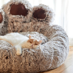 Wolkenbett mit Kopfteil für Hunde und Katzen