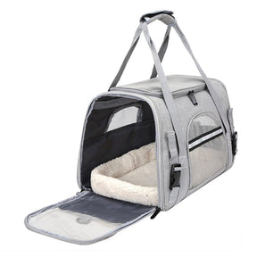 Haustiertasche - Graue Haustiertasche