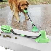 Tauziehen-Spielzeug mit Leckerli-Halter und Beißring für Hunde 