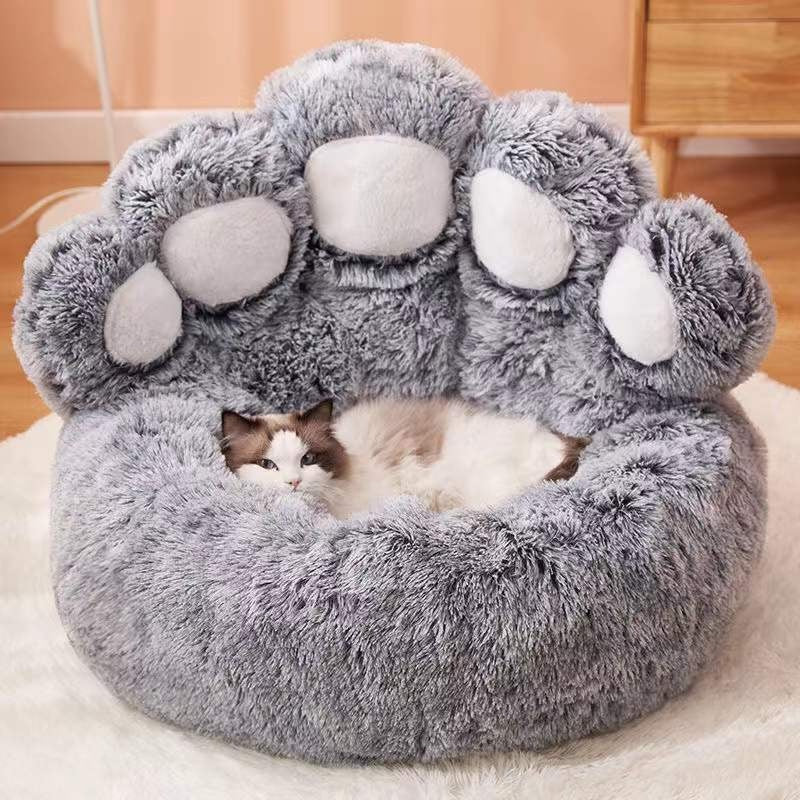 Wolkenbett mit Kopfteil für Hunde und Katzen