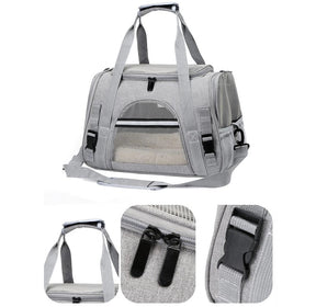 Haustiertasche - Graue Haustiertasche