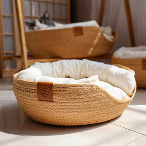 Bambusbett für Katzen und Hunde - Pet Confort