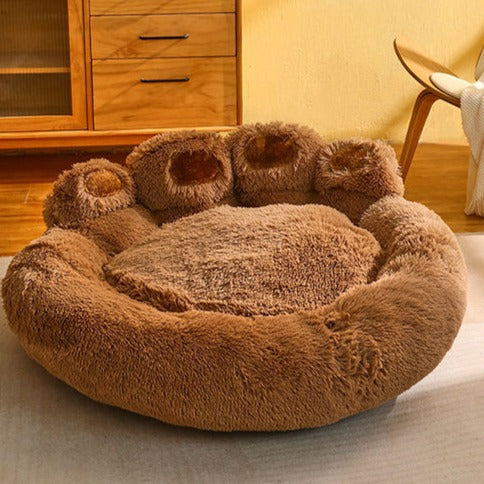 Wolkenbett mit Kopfteil für Hunde und Katzen
