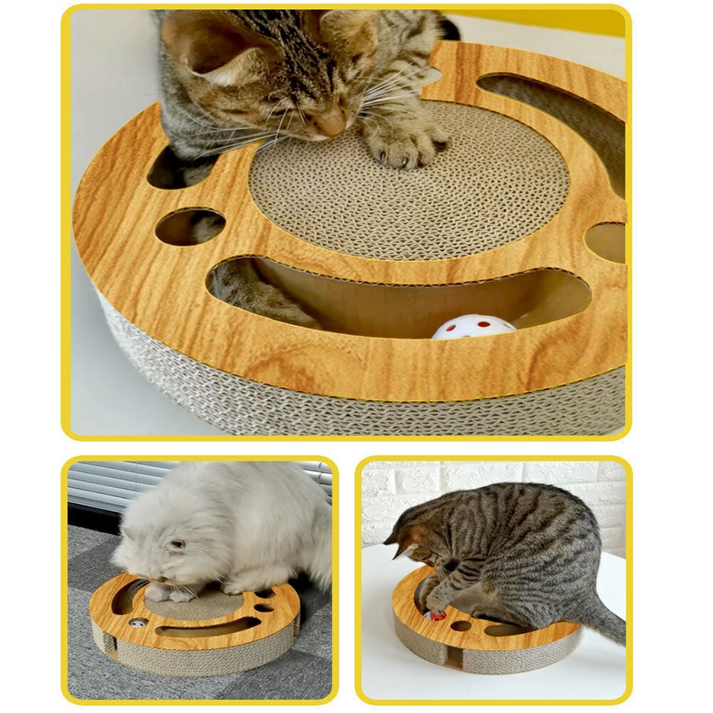 2-in-1-Katzenkratzbaum und Spielzeug - Cat Play