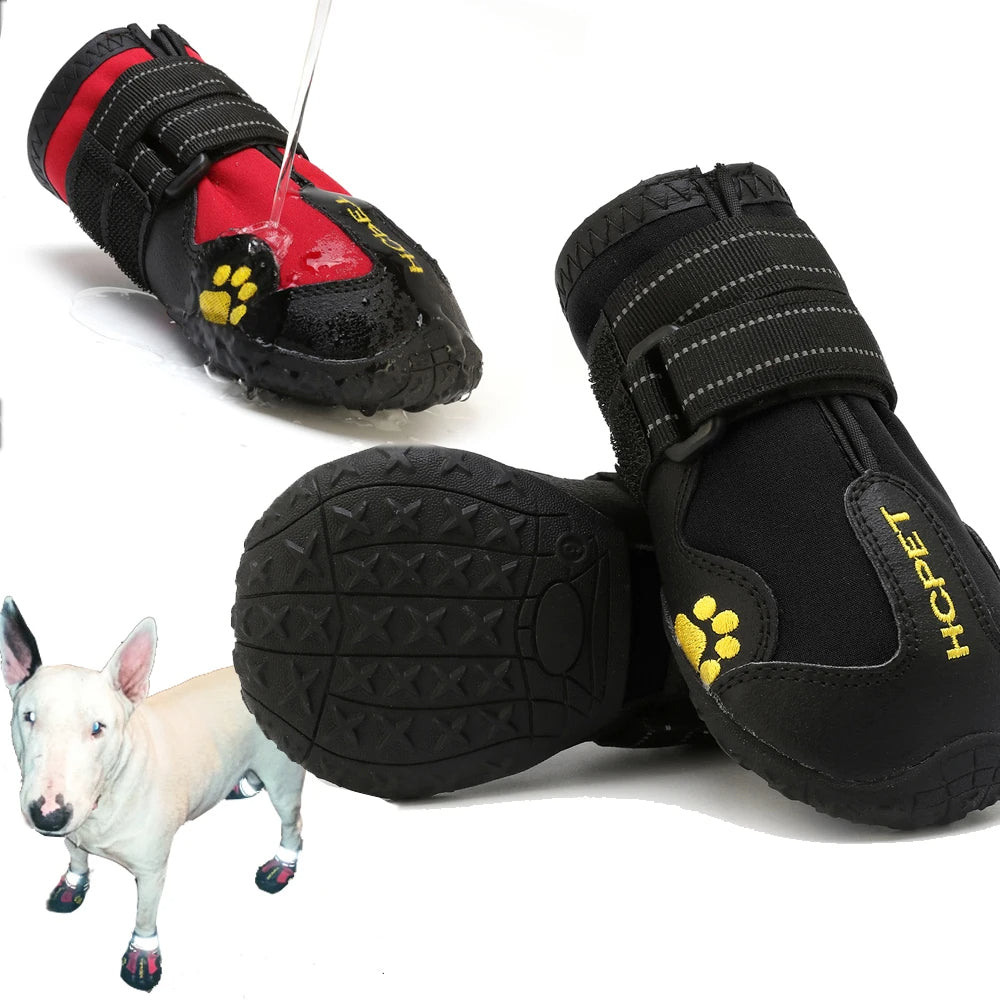 Wasserdichte, rutschfeste Hundeschuhe – Haustierschuhe 