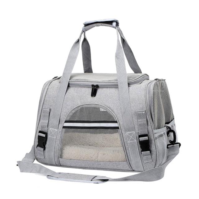 Haustiertasche - Graue Haustiertasche